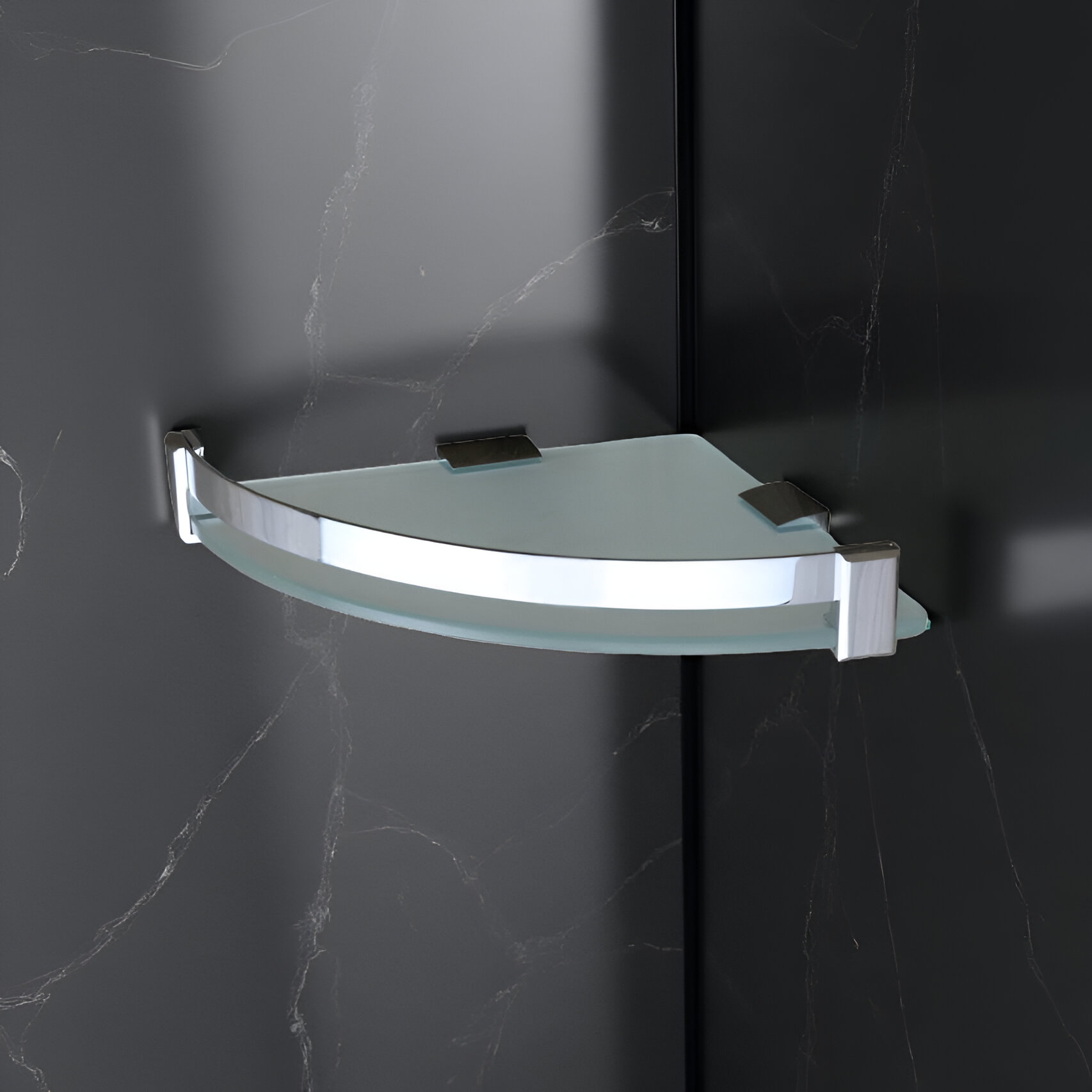 Brass Glass Corner 2